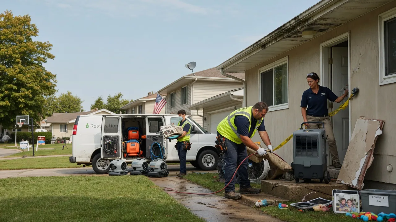 Water Damage Restoration in Wood, PA near me